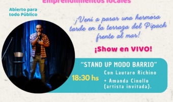 HUMOR Y ARTE EN UNA NUEVA JORNADA DE TARDECITAS EN EL PIPACH